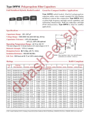 DPPM10S39K-F datasheet  